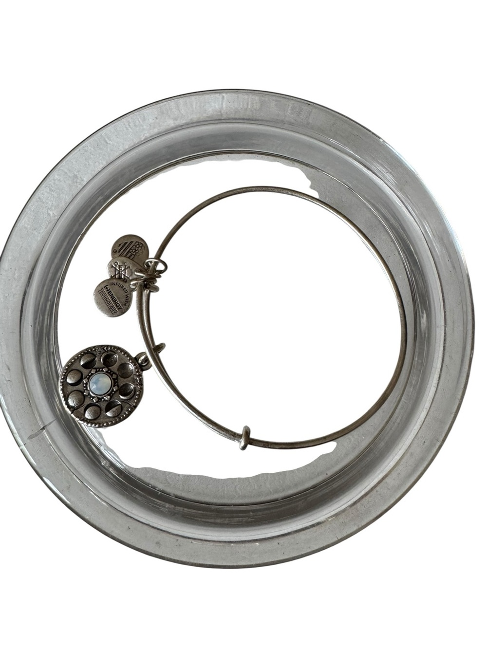 Alex and Ani moon phase adjustable bangle bracelet